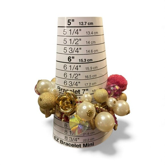 BJ Varsity Crush Pom Pom Charm Bracelet -236 - Picture 2 of 3